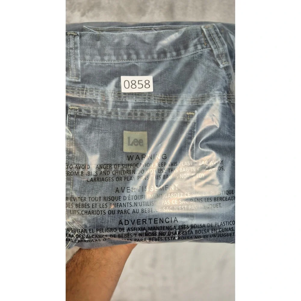 Lee Loose Fit Carpenter Jeans Mens 32x34 Blue Denim Utility Work Pants 102887991